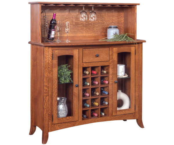 Belamar Wine Cabinet with Top
