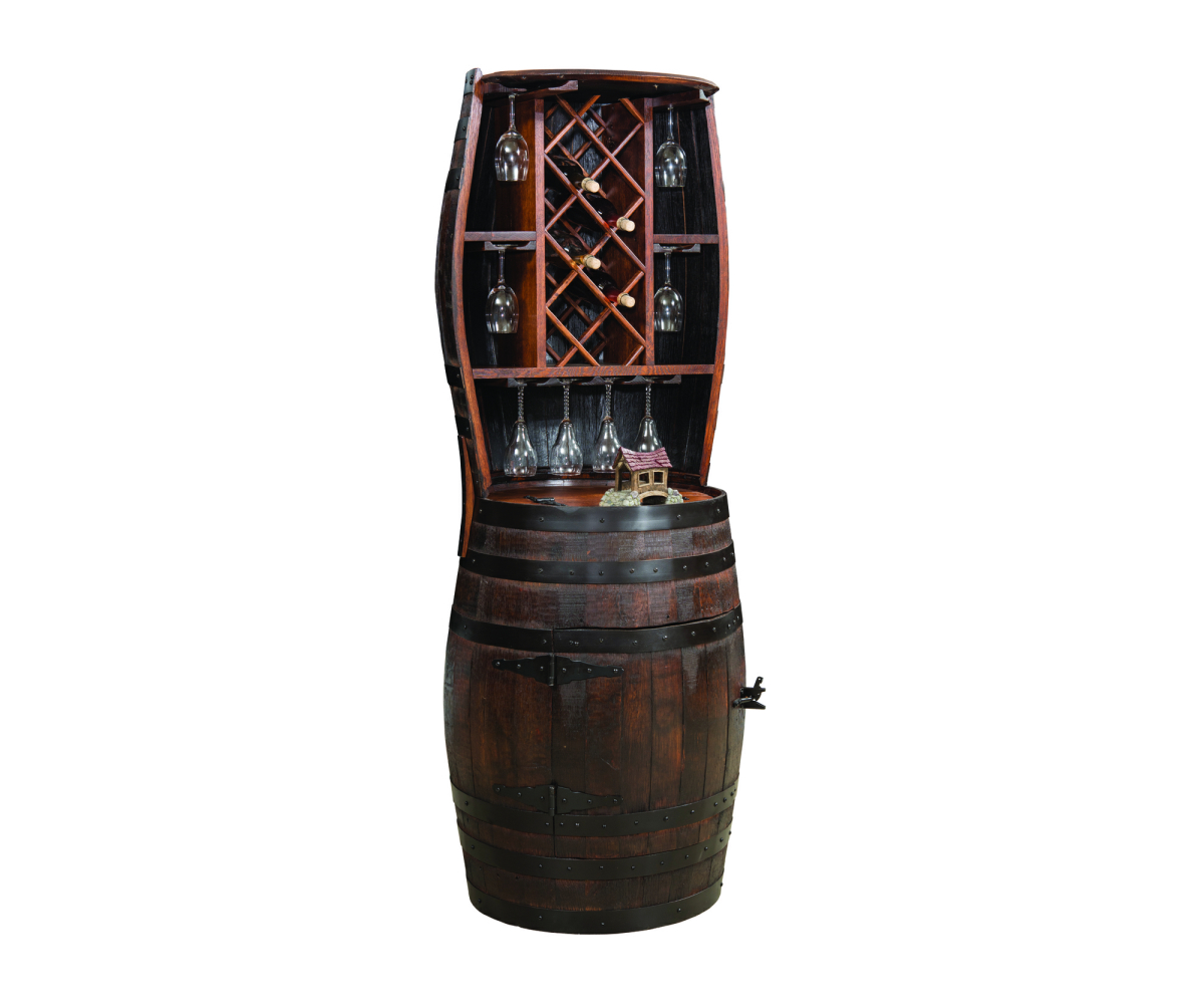 12 Bottle Barrel Hutch - Image 3