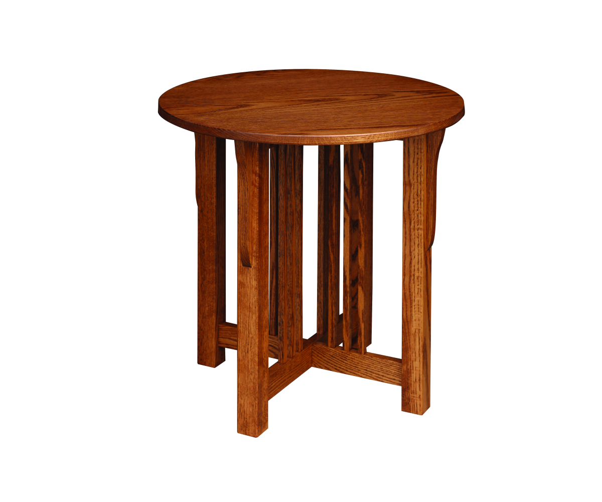 Prairie Mission Round End Table