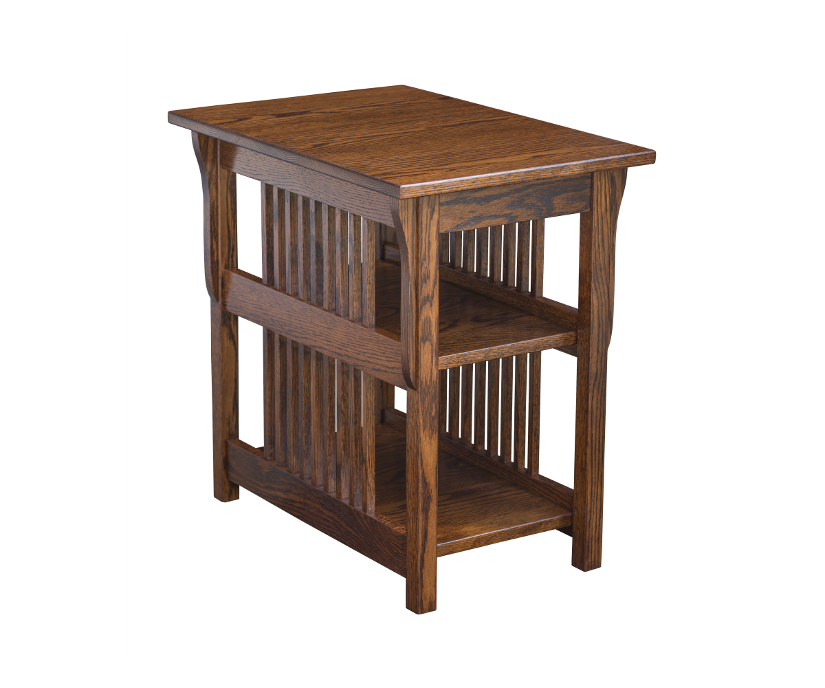 Prairie Mission Double Shelf TV Stand