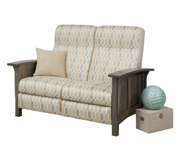 Panel Mission Reclining Love Seat