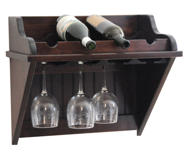 4 Bottle Wine Shelf