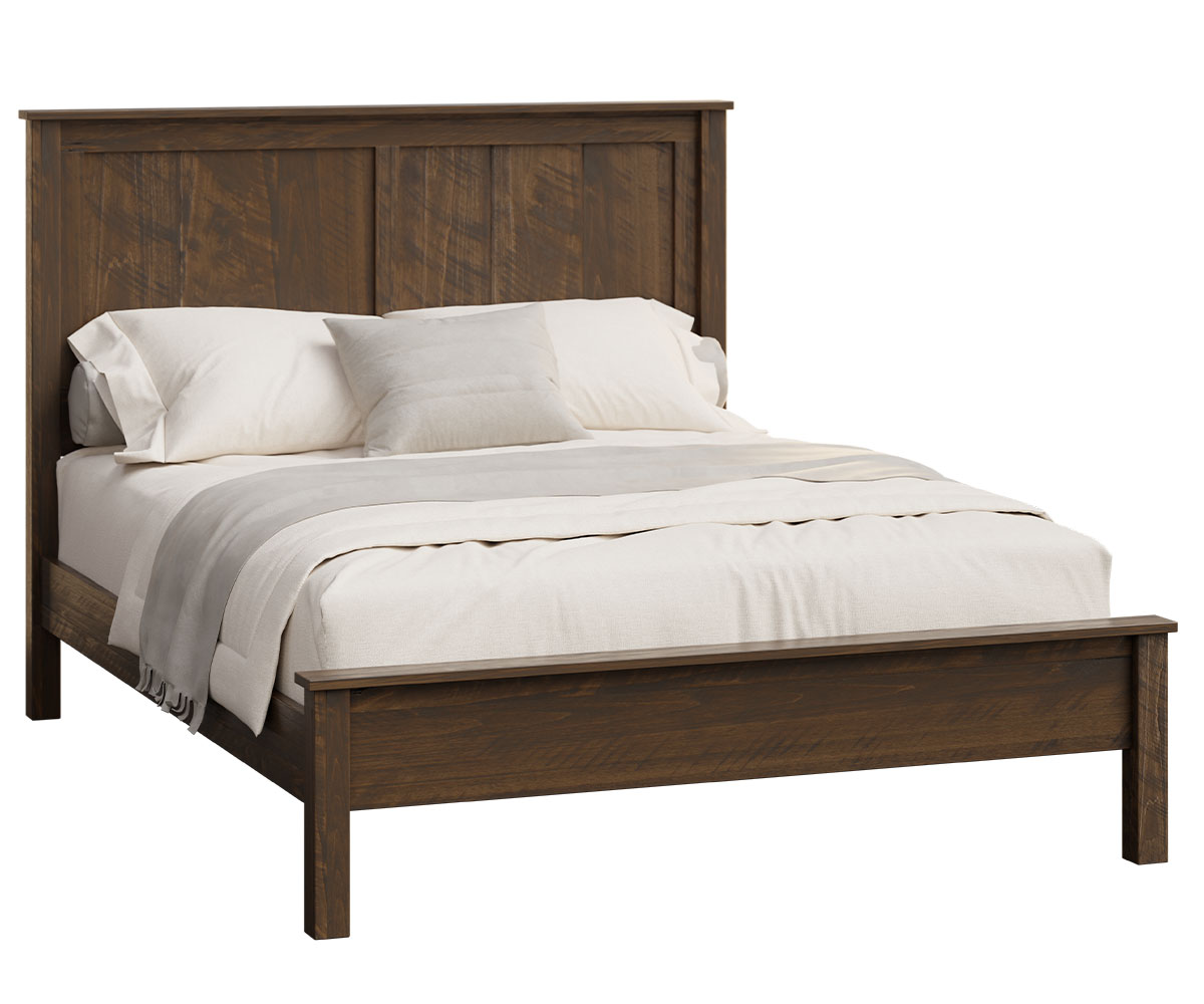 Barn Floor Bed with Low Footboard