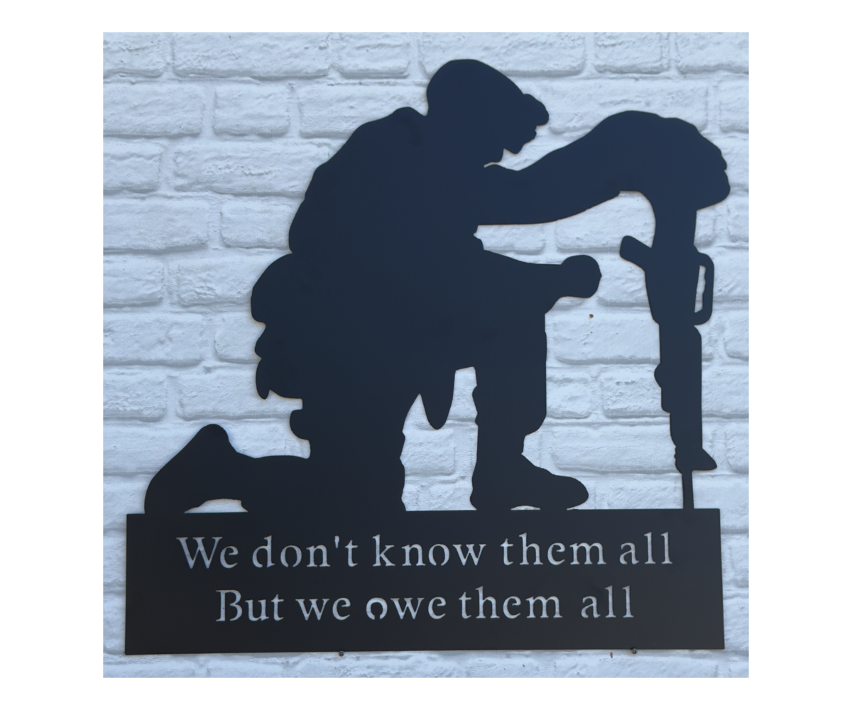 We Owe Them Plaque