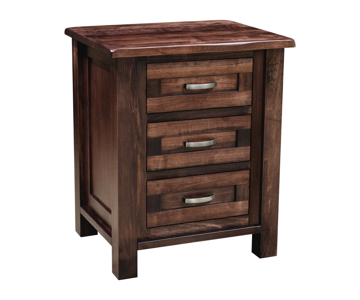 Empire Three Drawer Nightstand - Image 2