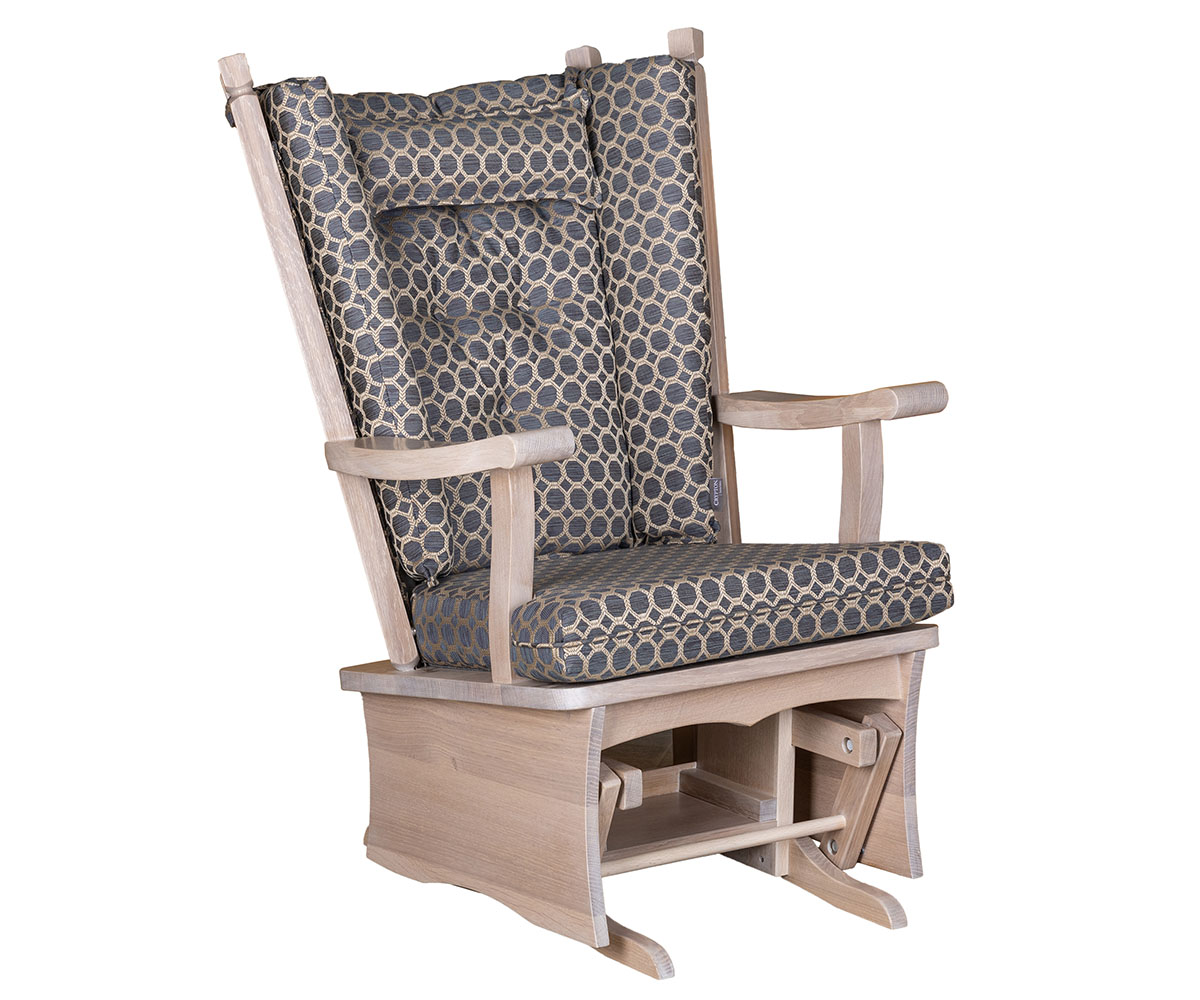 Ashland Panel Regular Glider and Ottoman - Image 2