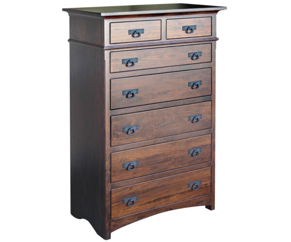 Old World Mission 7 Drawer Chest