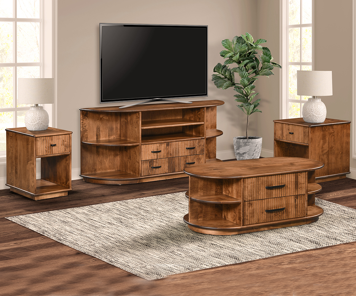 Ivory TV Console - Image 2