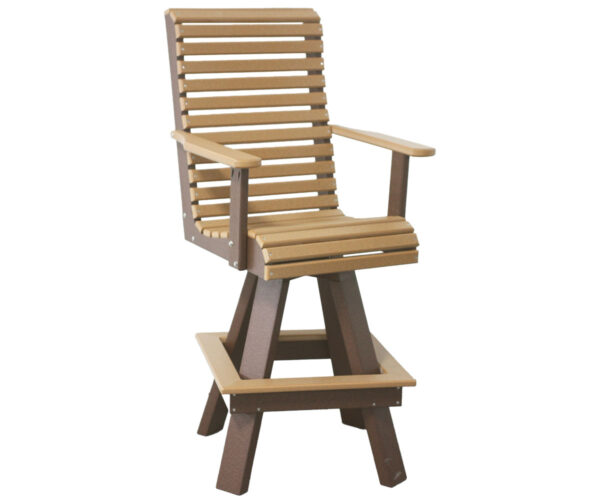 20" Rollback Swivel Bar Chair