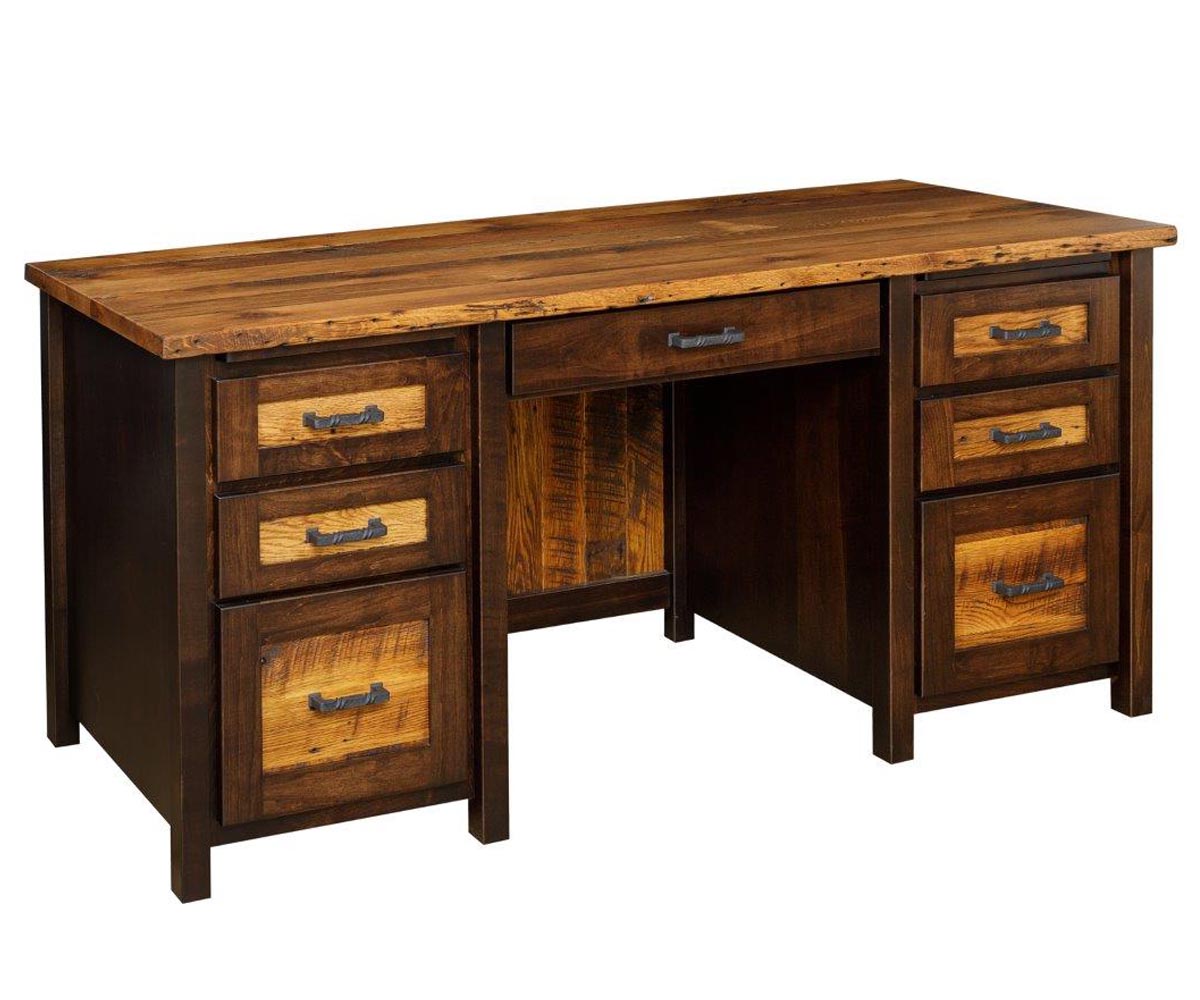 Loft Desk with Computer Hutch - Image 2