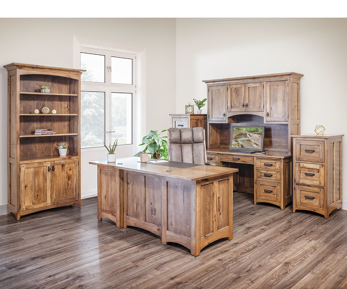 Belmont Single Pedestal Desk - Image 2