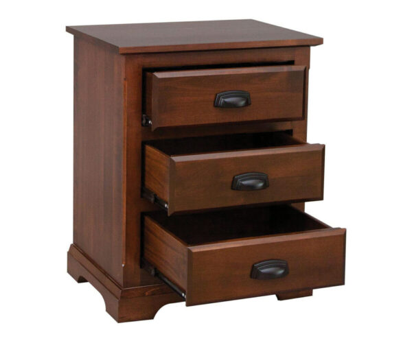Charleston 3 Drawer Nightstand