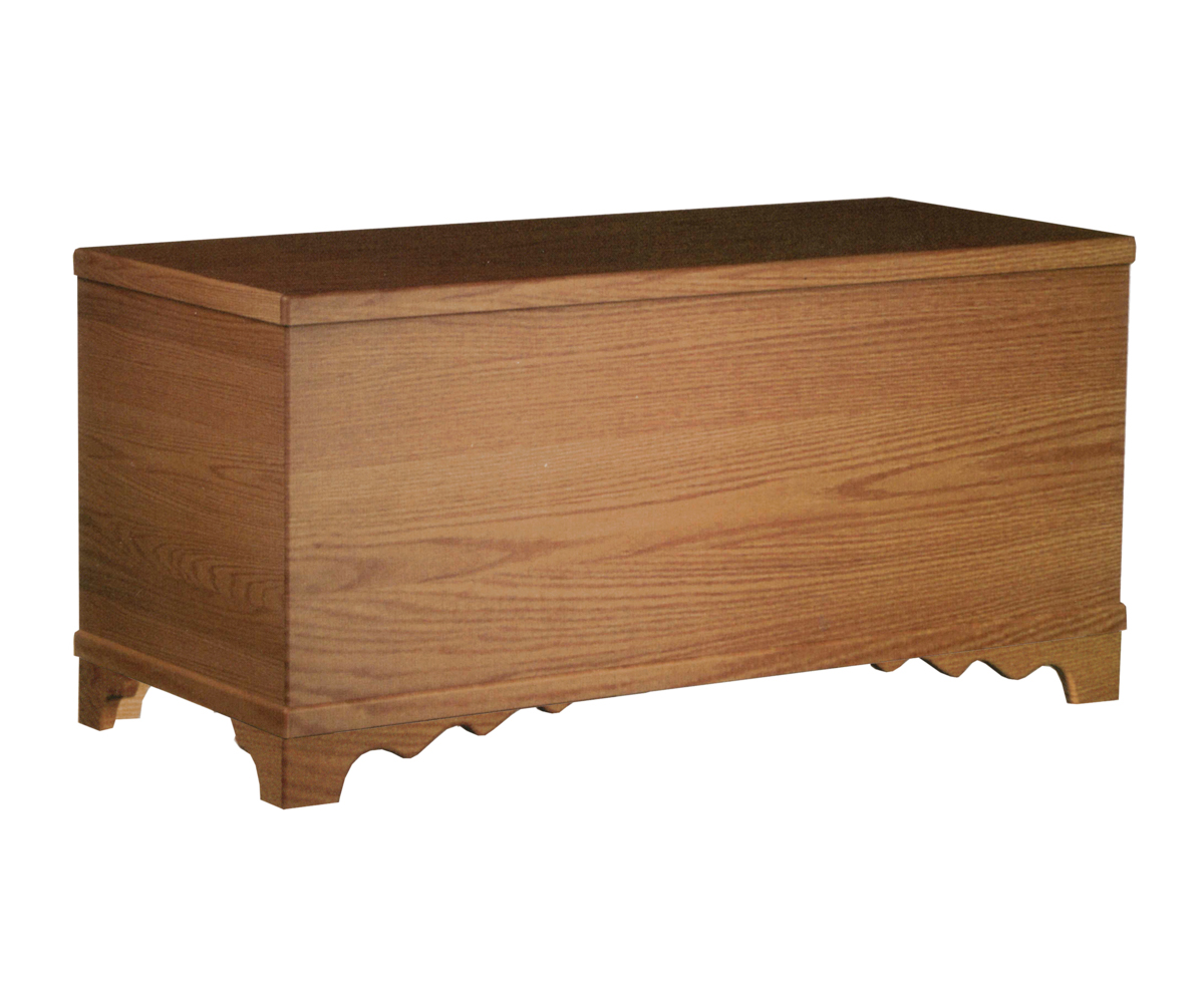 Plain Flat Top Cedar Chest