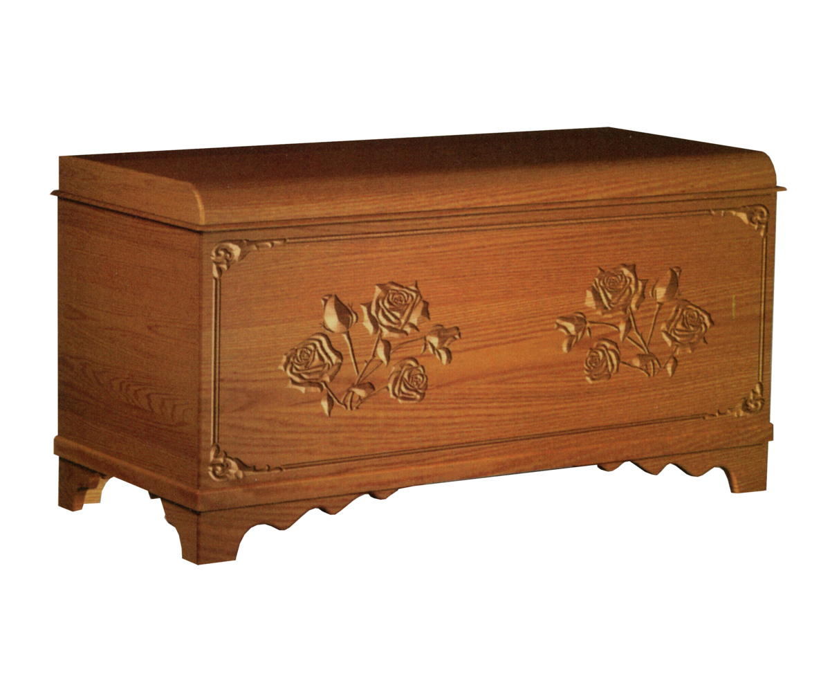 Waterfall Top Cedar Chest
