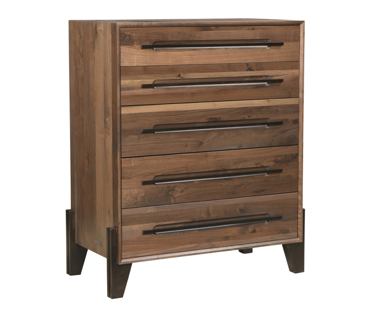 Glasgow Rustic Walnut Bedroom Collection - Image 4