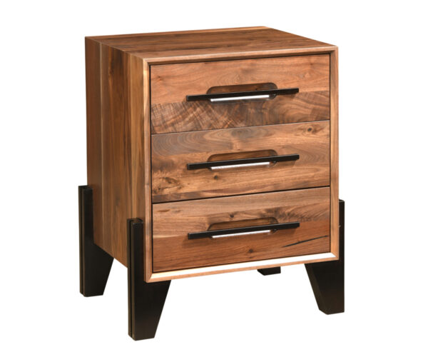 Glasgow 3 Drawer Nightstand