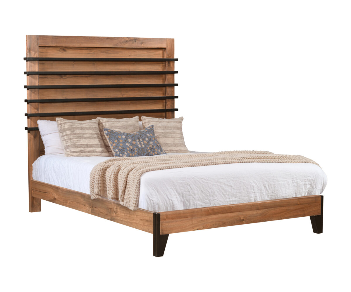 Glasgow Rustic Walnut Bedroom Collection - Image 2