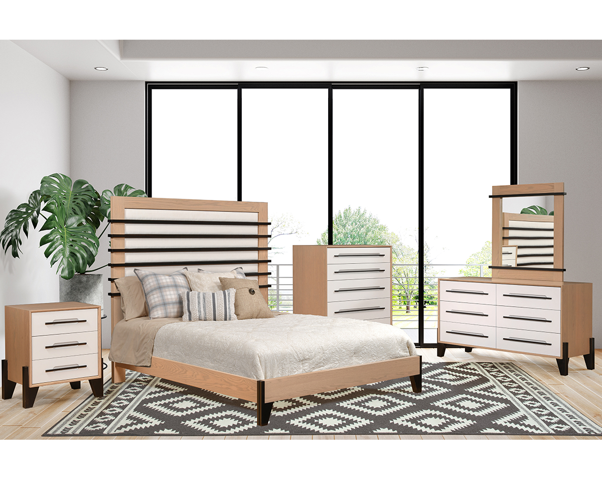 Glasgow Rustic Walnut Bedroom Collection - Image 6