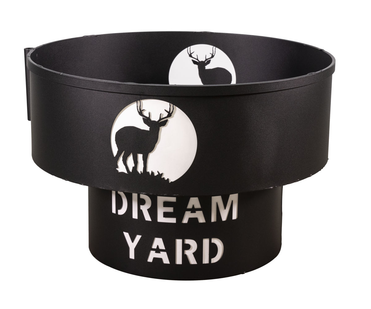 24" Fire Pit w/ Wildlife Laser