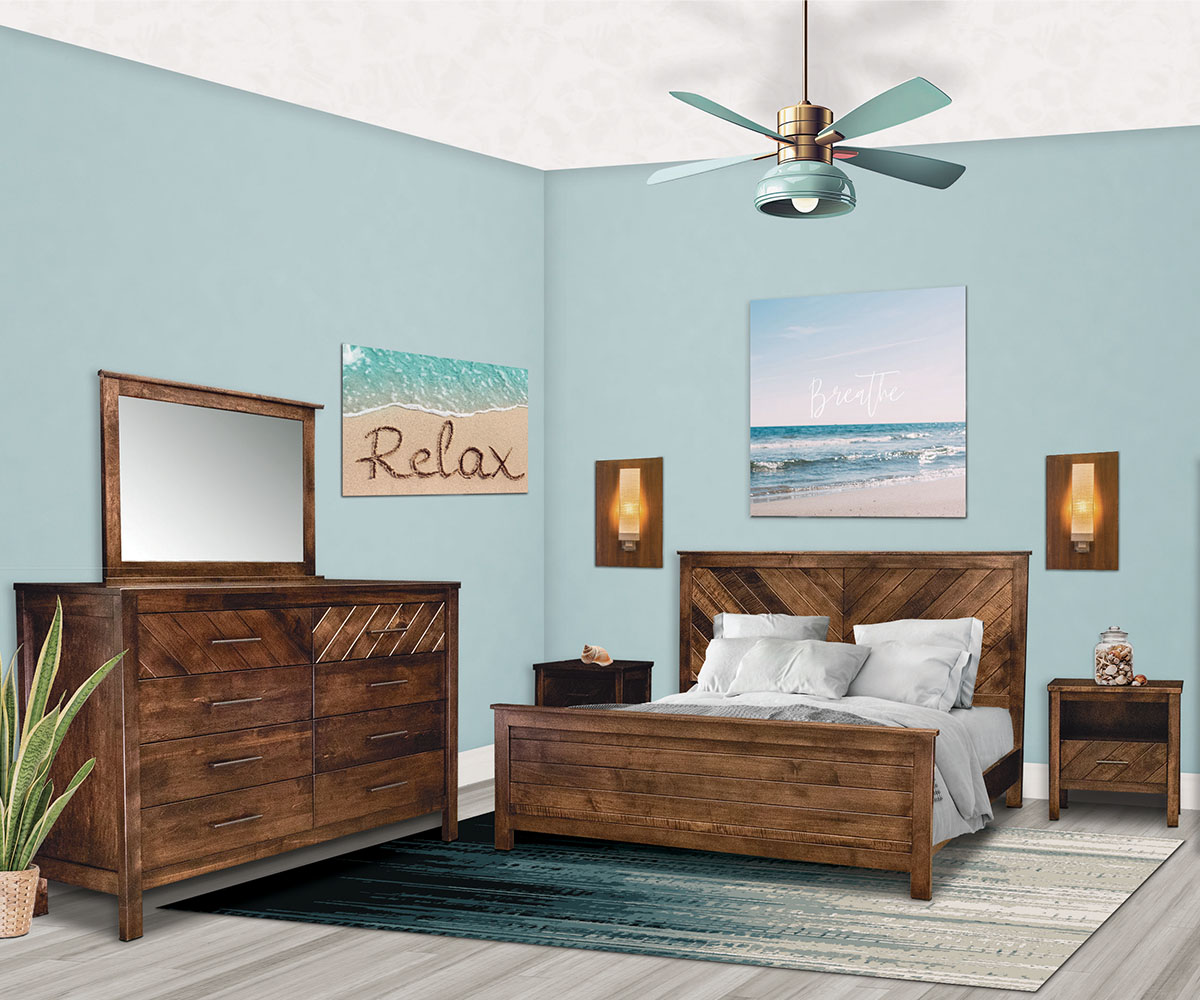 Hampton Bay 2 Drawer Nightstand - Image 5