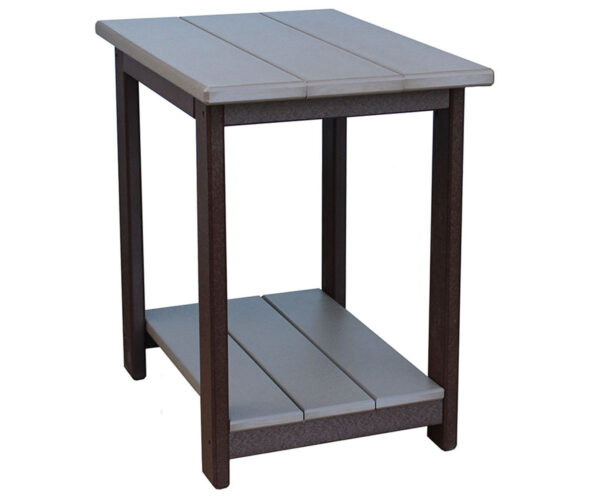 Two Tier Rectangle End Table
