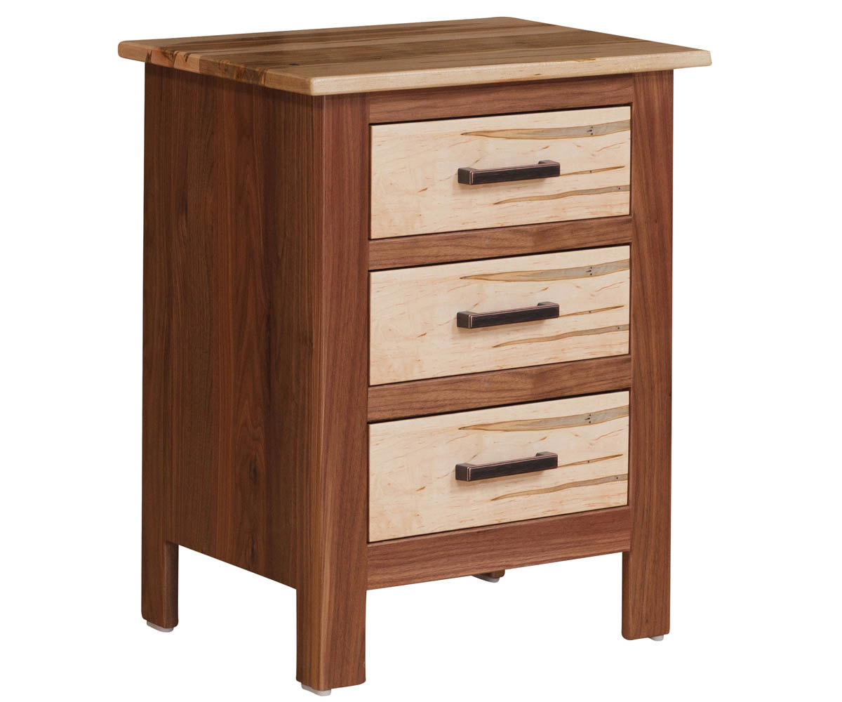 Sierra 3-Drawer Nightstand