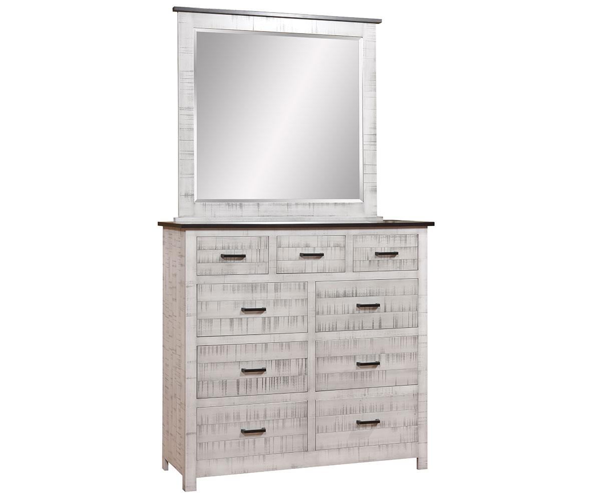 Farmhouse Dresser with Mirror
