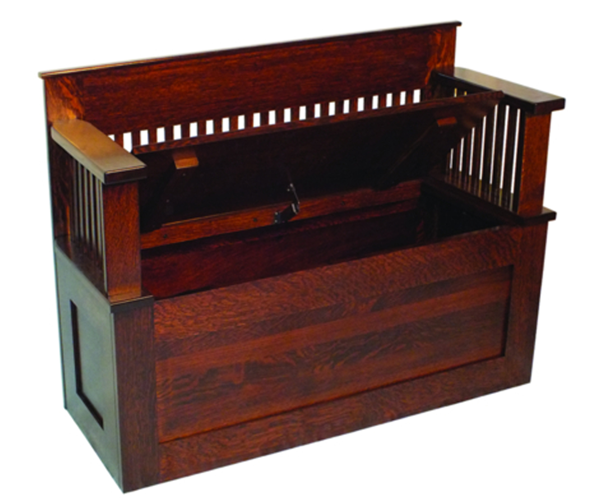 Mission Storage Bench - 43½"W - Image 2