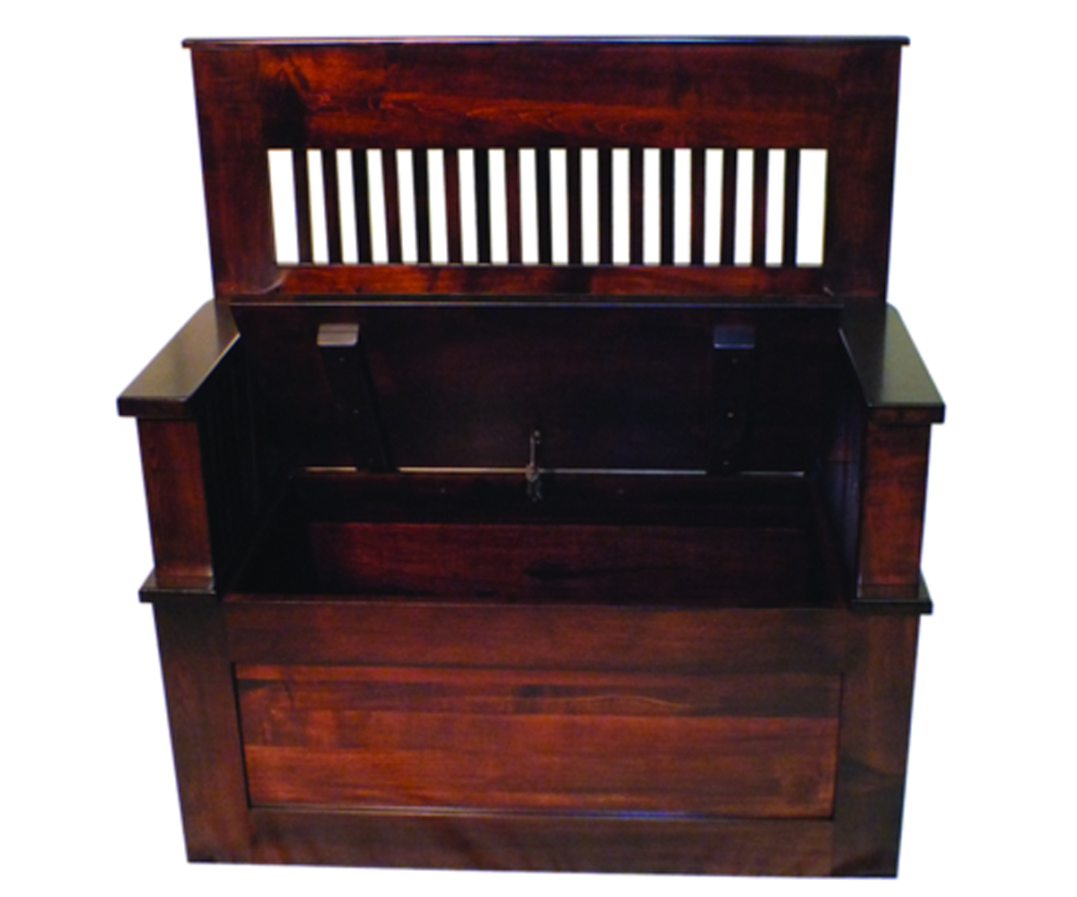 Mission Storage Bench - 37½"W - Image 2