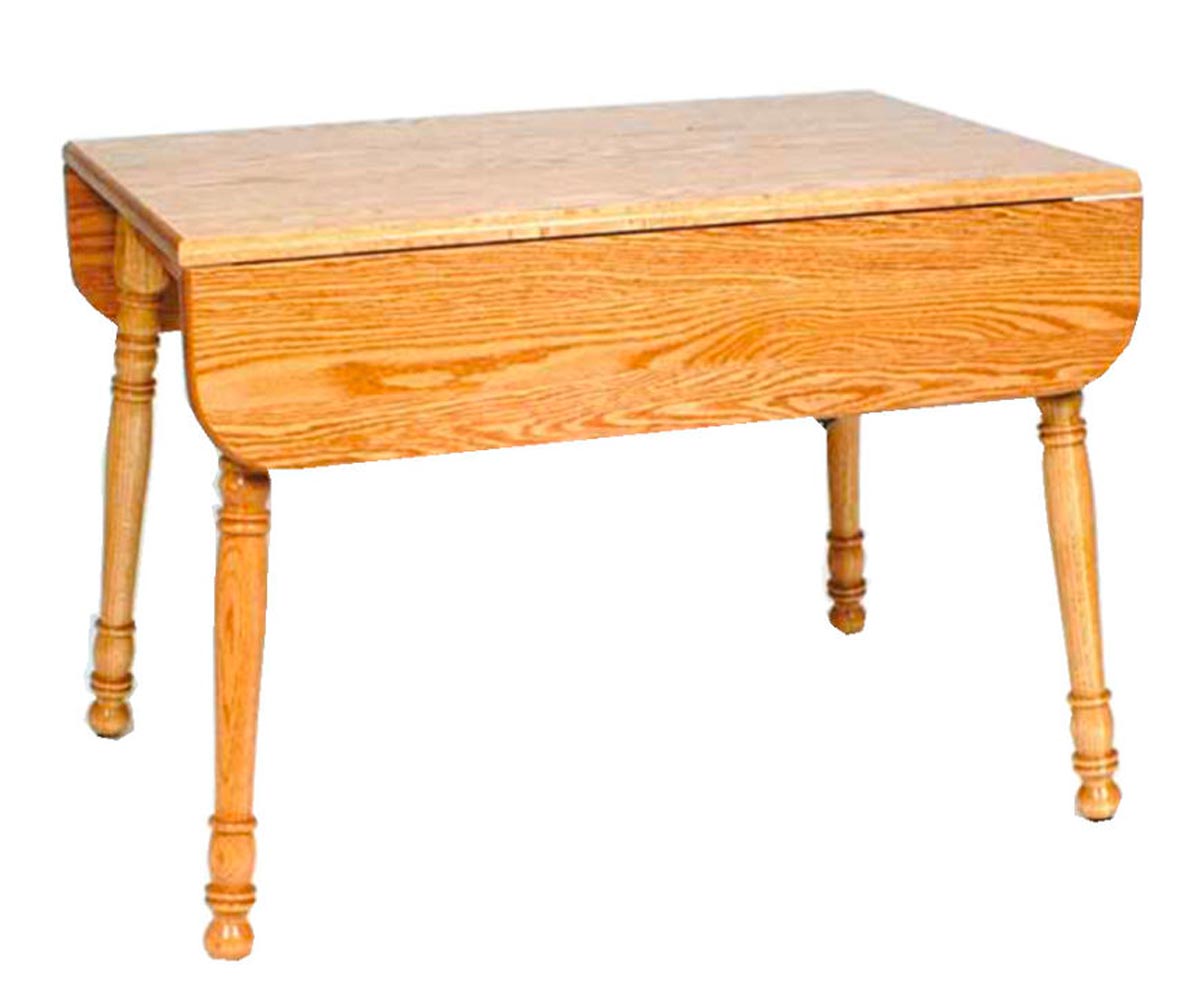 Small Harvest Drop Leaf Angled Table - Image 2