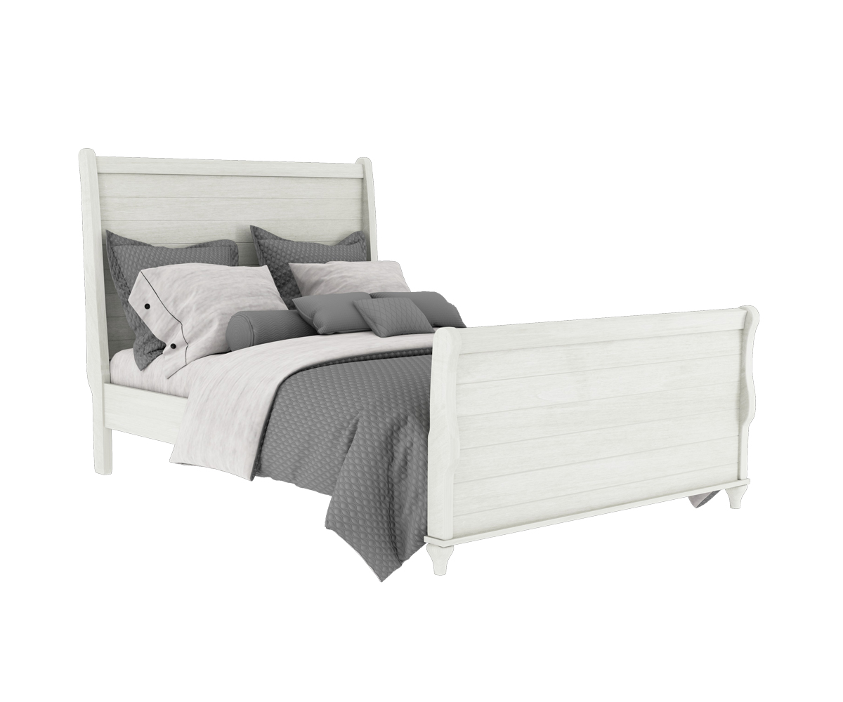 Alcan Sleigh Bed