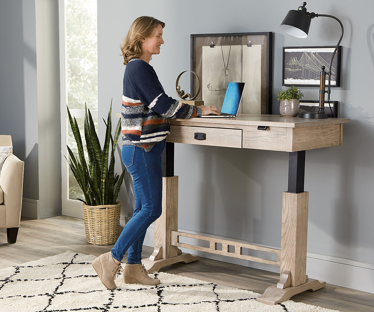 Craftsman Electric Sit To Stand Writer's Desk - Image 2