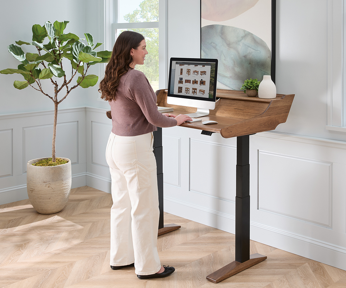Paris Electric Sit to Stand Writer's Desk - Image 3