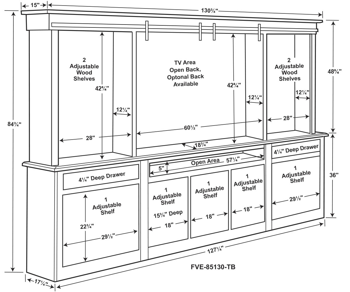 Timbra Wall Unit - Image 3