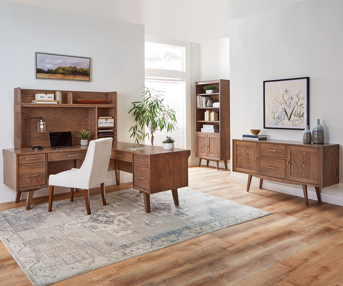 Marina L Desk & Hutch - Image 2