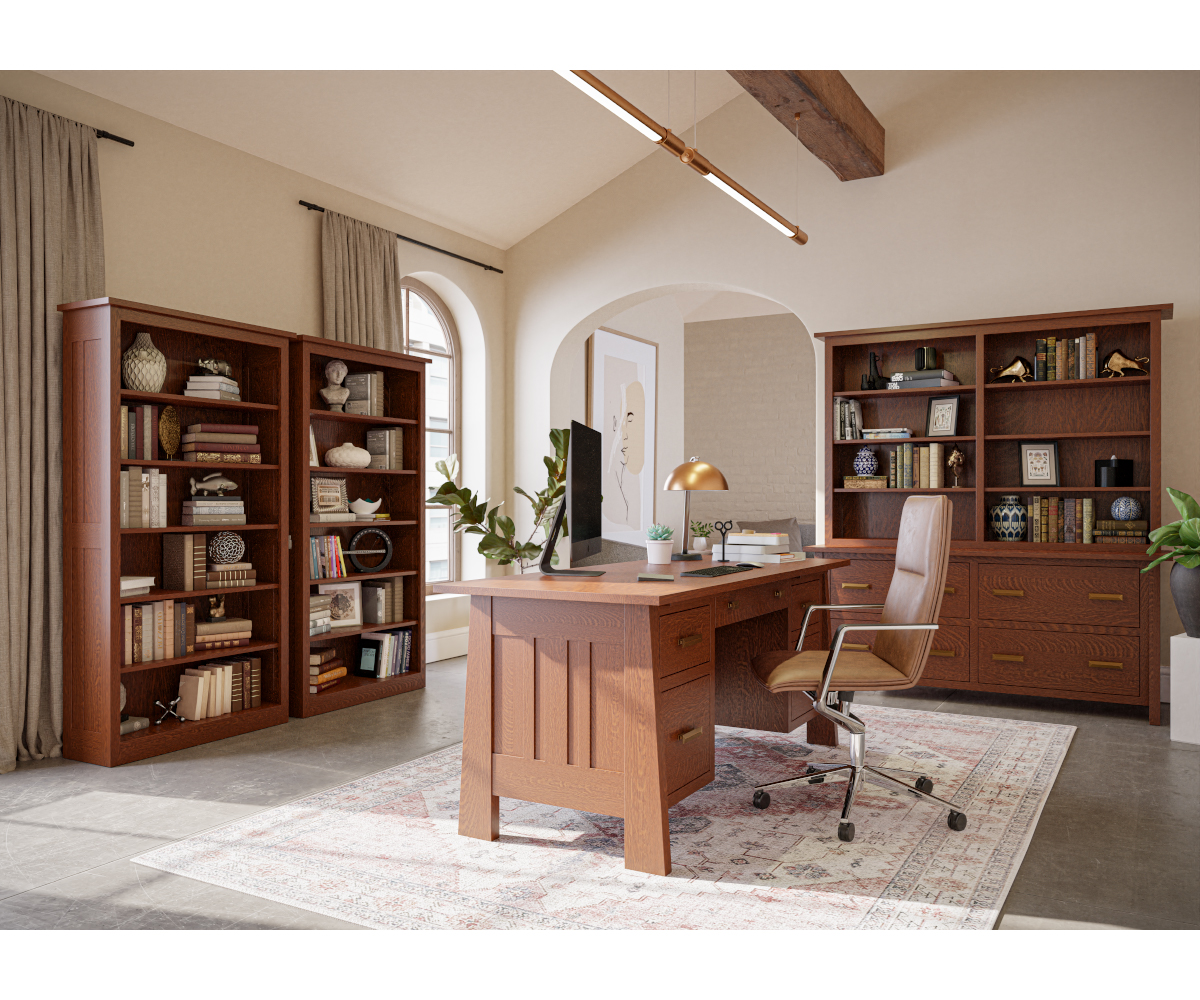 Freemont Mission 4 Drawer File Cabinet - Image 2