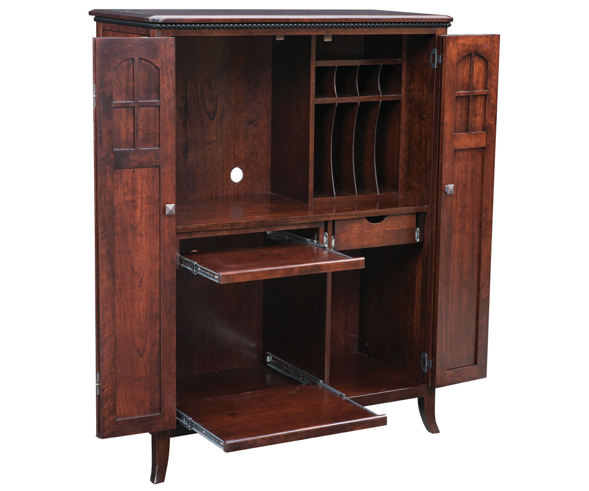 Petite Mt Eaton Computer Armoire - Image 2