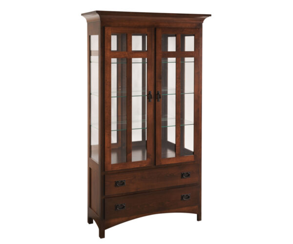 2 Drawer Mission Curio