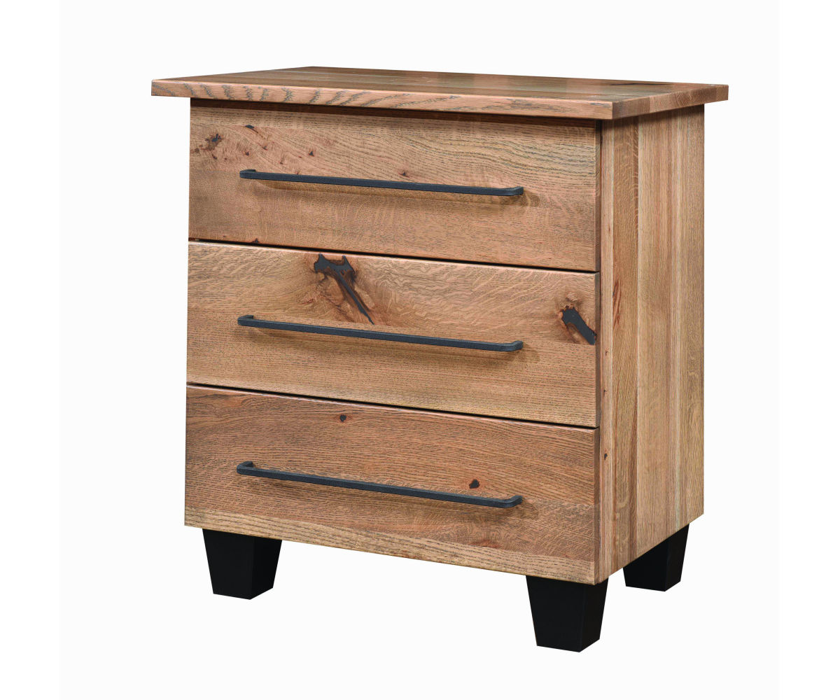 Grand Sequoia 3-Drawer Nightstand
