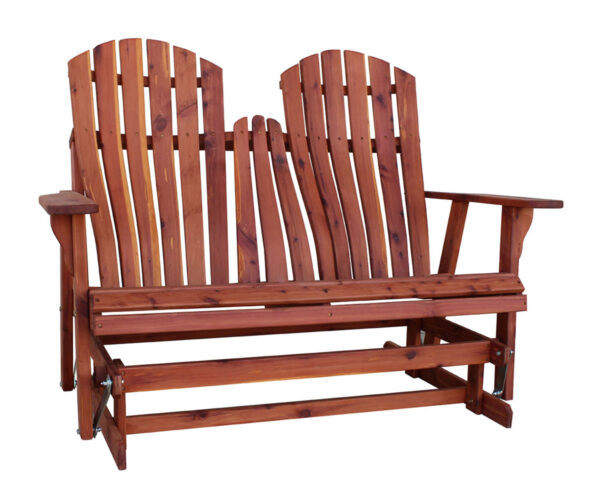 Lumbar Support Adirondack 4' Glider