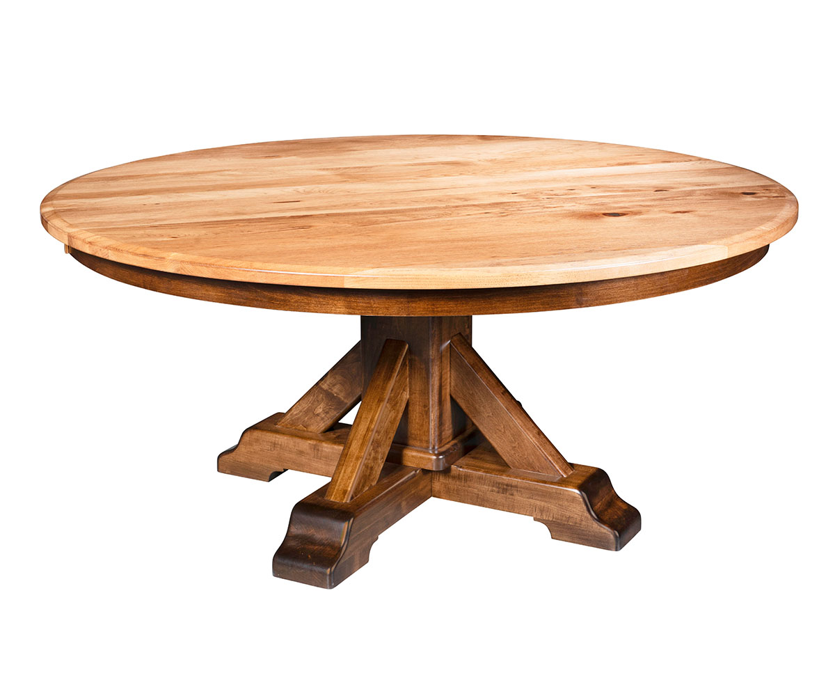 Rocky Point Round Table - Solid Top