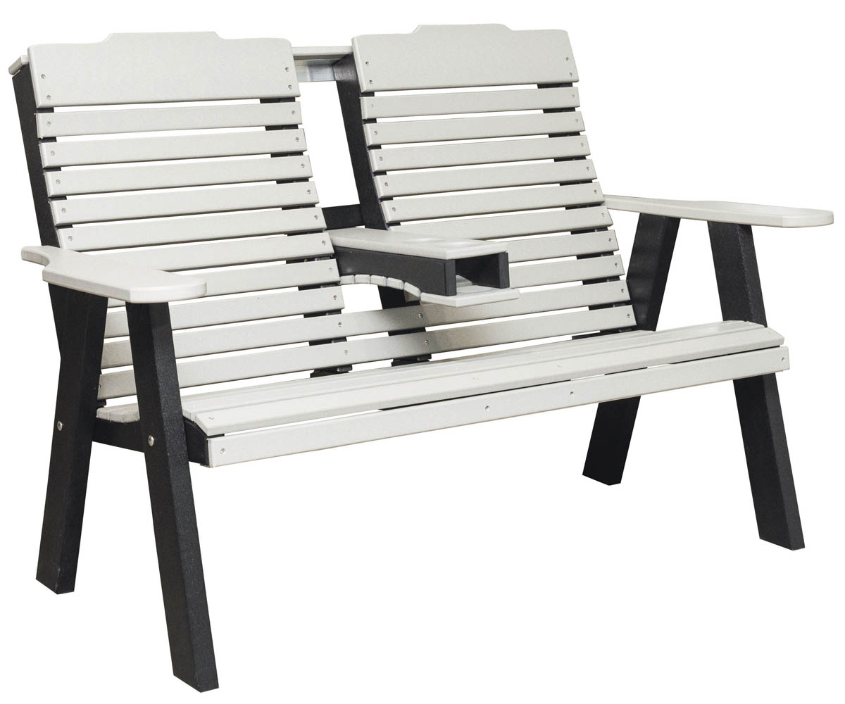 Curve Back Love Seat - 5' - Image 2