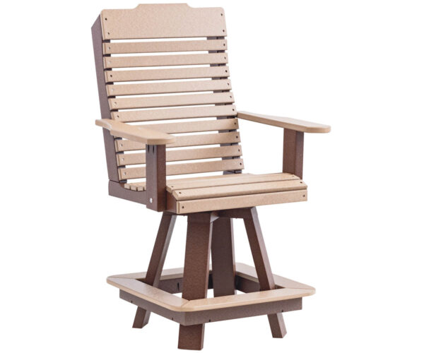 Counter Height Curveback Swivel Chair