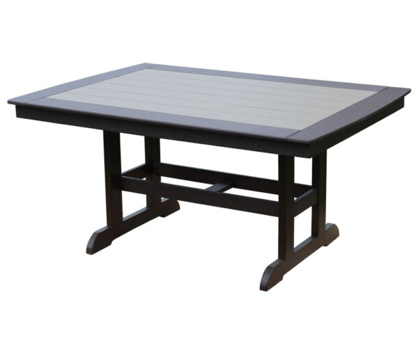 44" x 64" Rectangle Table With Trestle Legs