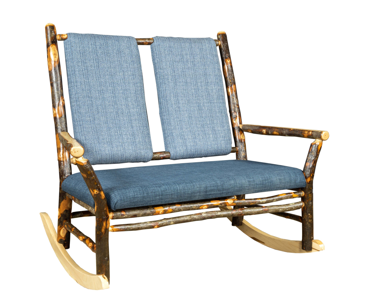 Grandpa Double Rocker With Fabric