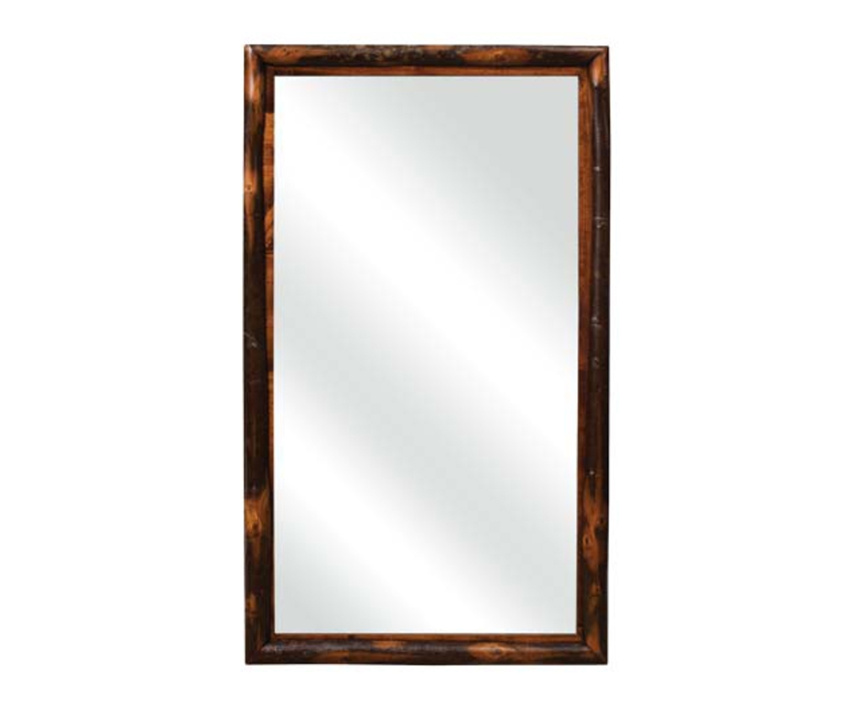 Hickory Framed Mirror - 44"H