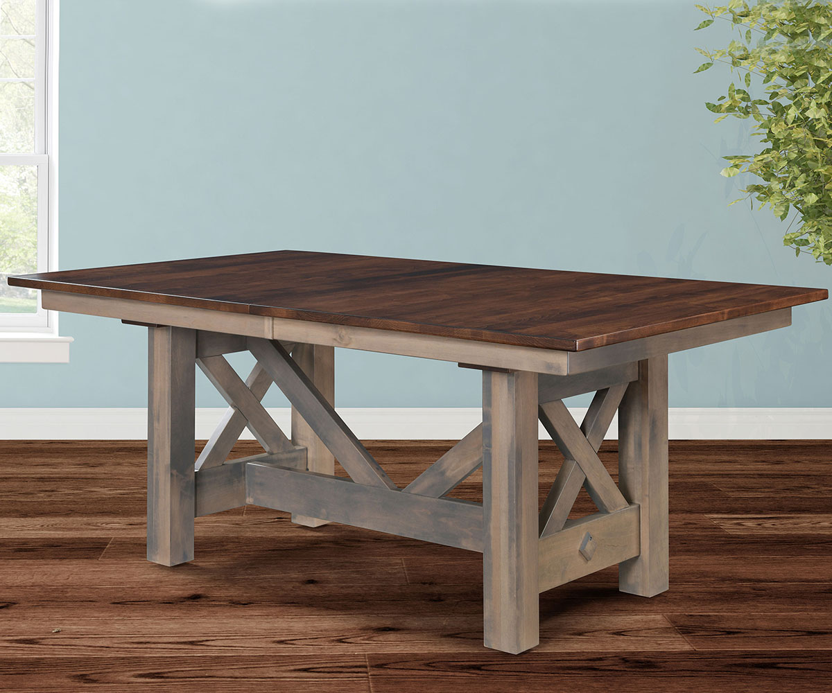Coastal Double Pedestal Table - Image 2
