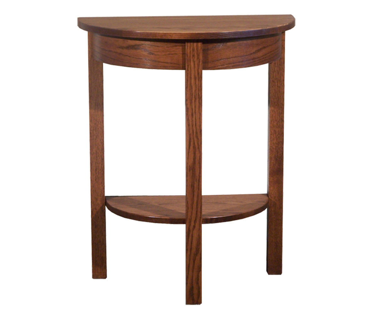 Mission Half Round Table
