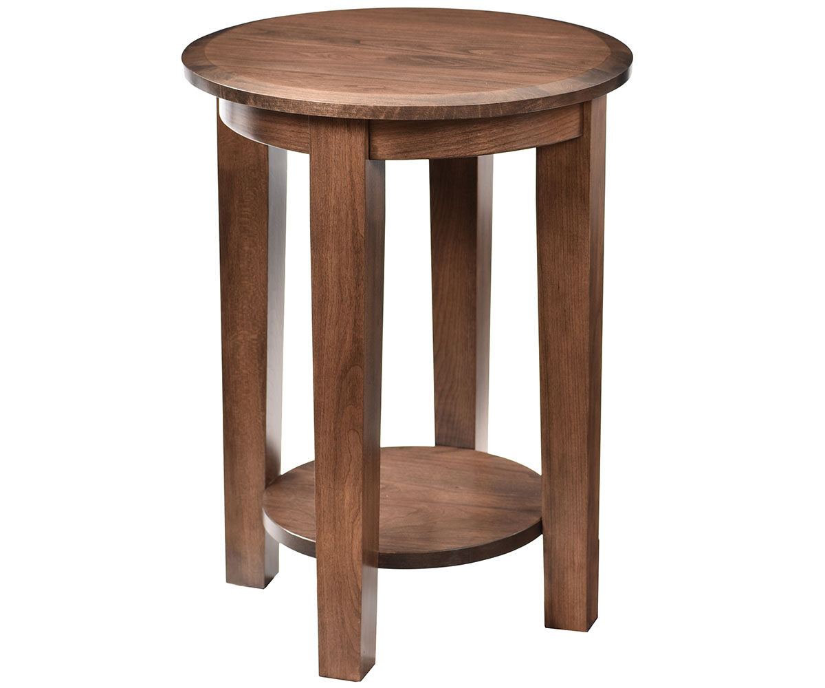 Deluxe Shaker Round End Table - 18"