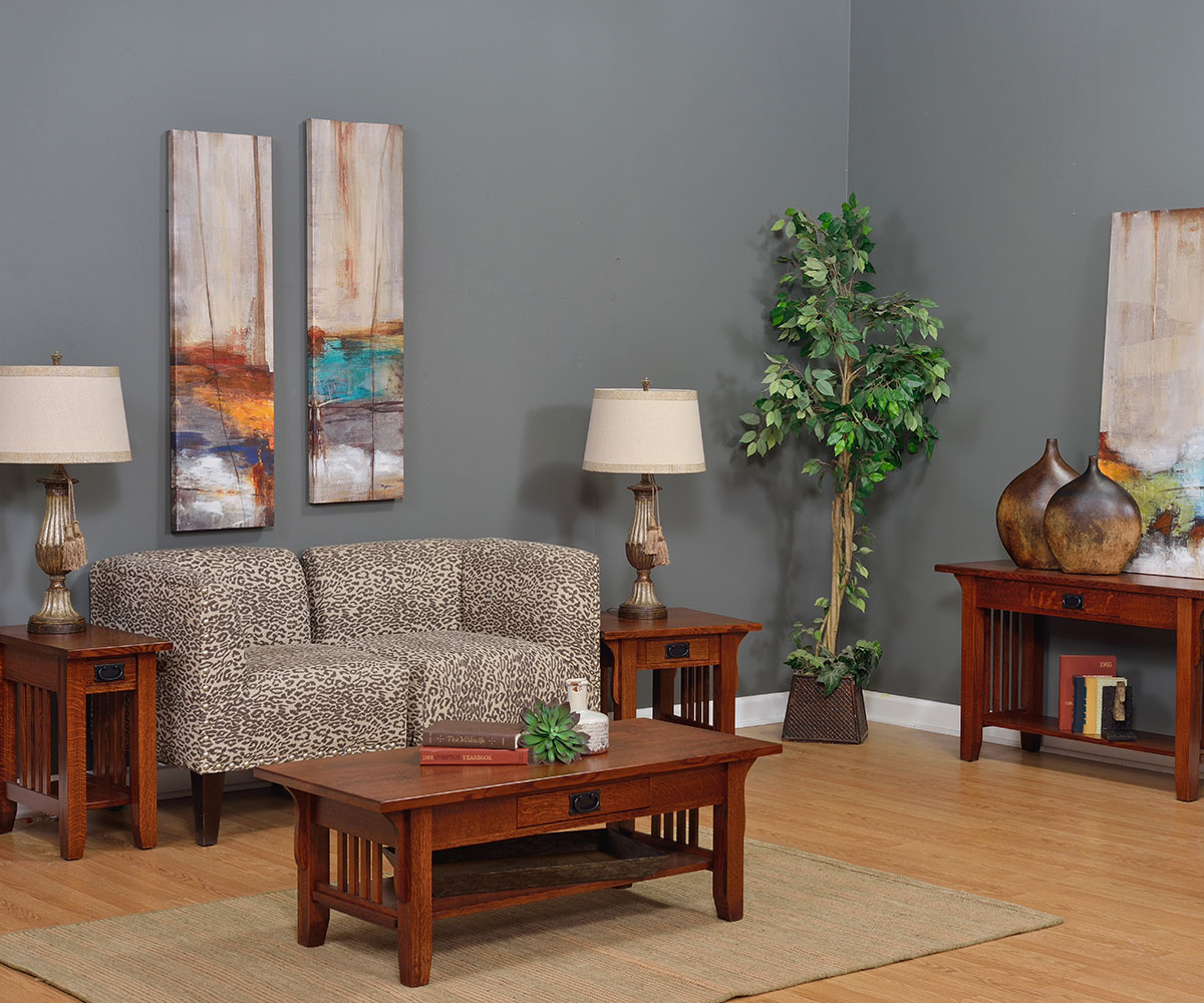 Old World Mission End Table - Image 2